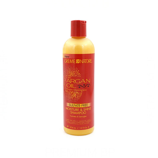 Creme Of Nature Arganolie Fugtighedscreme & Shine Shampoo 354 Ml