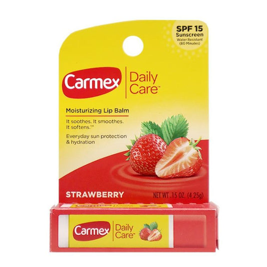 Carmex A0117 Jordbær fugtgivende læbebalsamspind