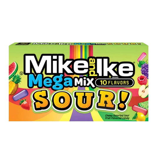 Mike and Ike Mega Mix Sour 1stk x 120g MIN GARANTI 28/02-25